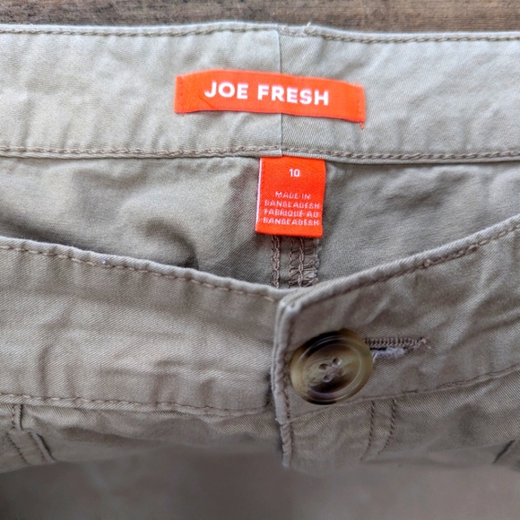 Beige/tan cotton shorts - Picture 3 of 3